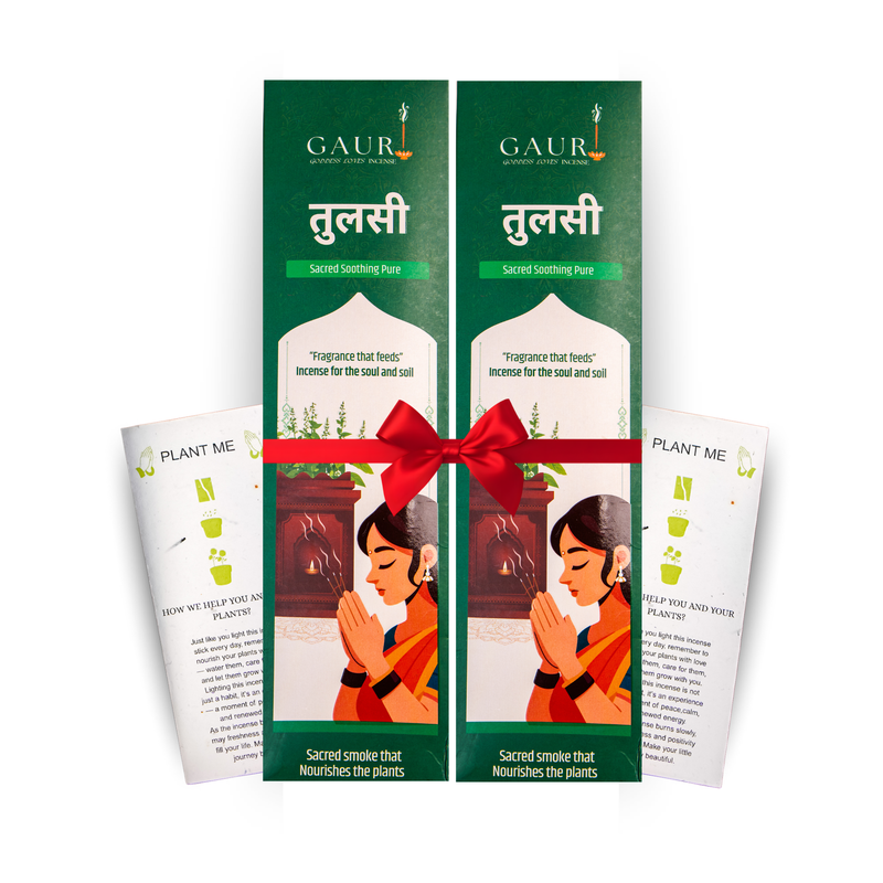 Gauri Incense For Plants | Holy Basil | Pack Of Two