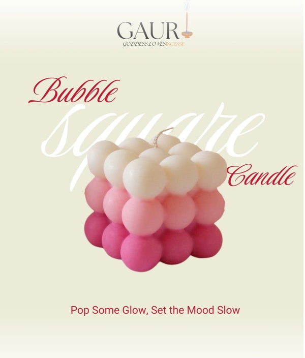 Gauri Bubble Square Candle